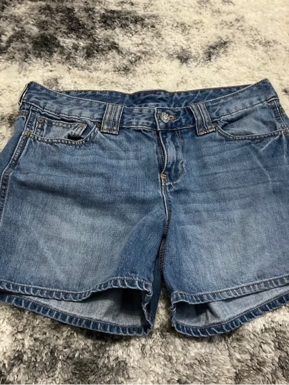 Women's Blue Denim Shorts
